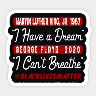 Black lives matter Sticker